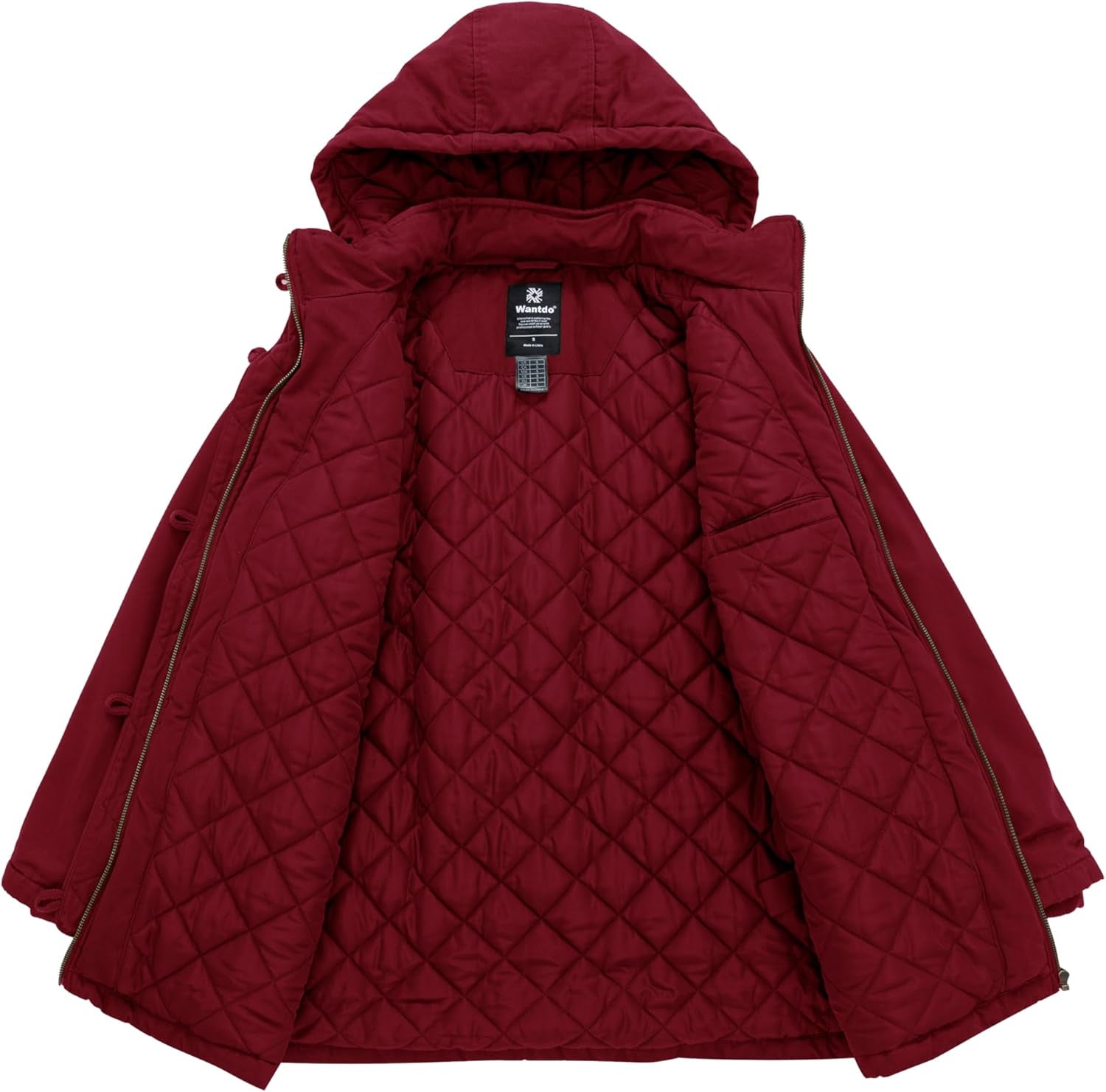 Women'S Winter Coat Warm Cotton Jacket Thicken Parka Military Anorak with Hooded