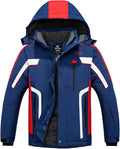 Men'S Mountain Waterproof Ski Jacket Warm Winter Snowboarding Jacket Snow Rain Coat